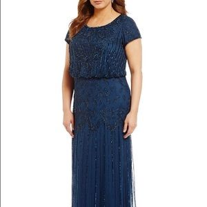Adrianna Papell beaded gown size 18